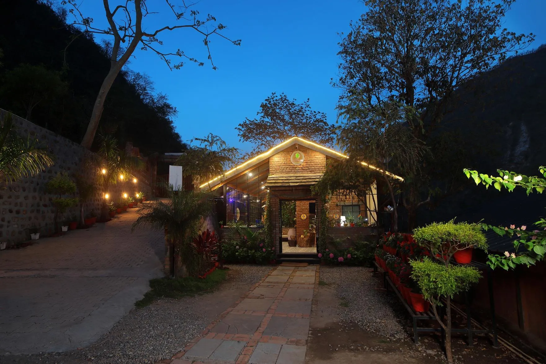 Dining at Granny's Den Resort